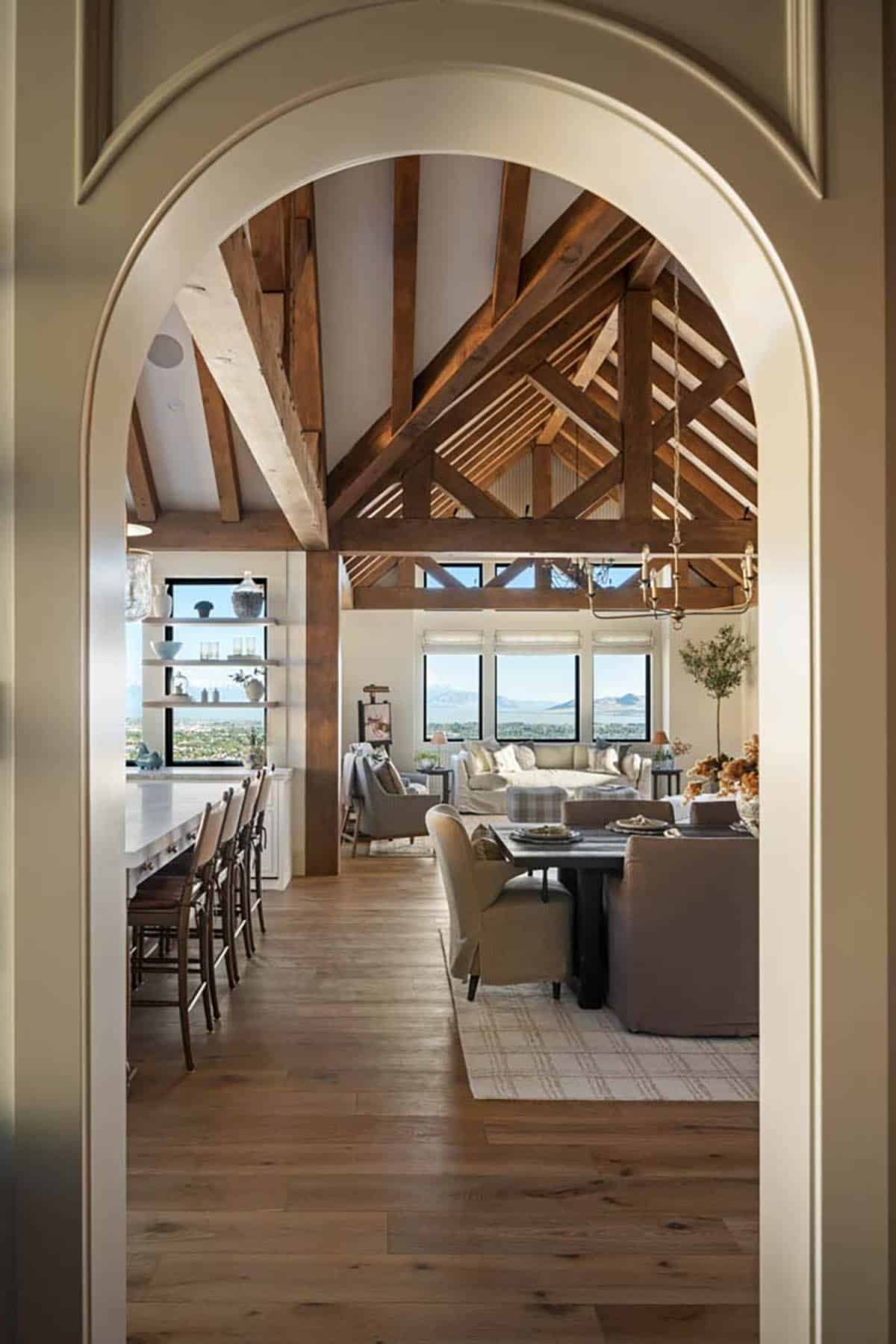 contemporary hallway