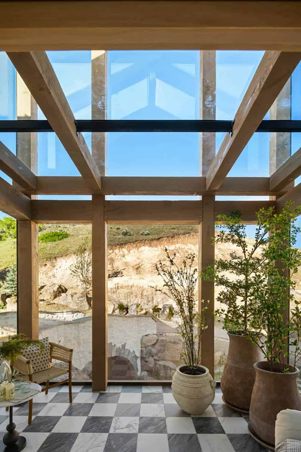 contemporary sunroom