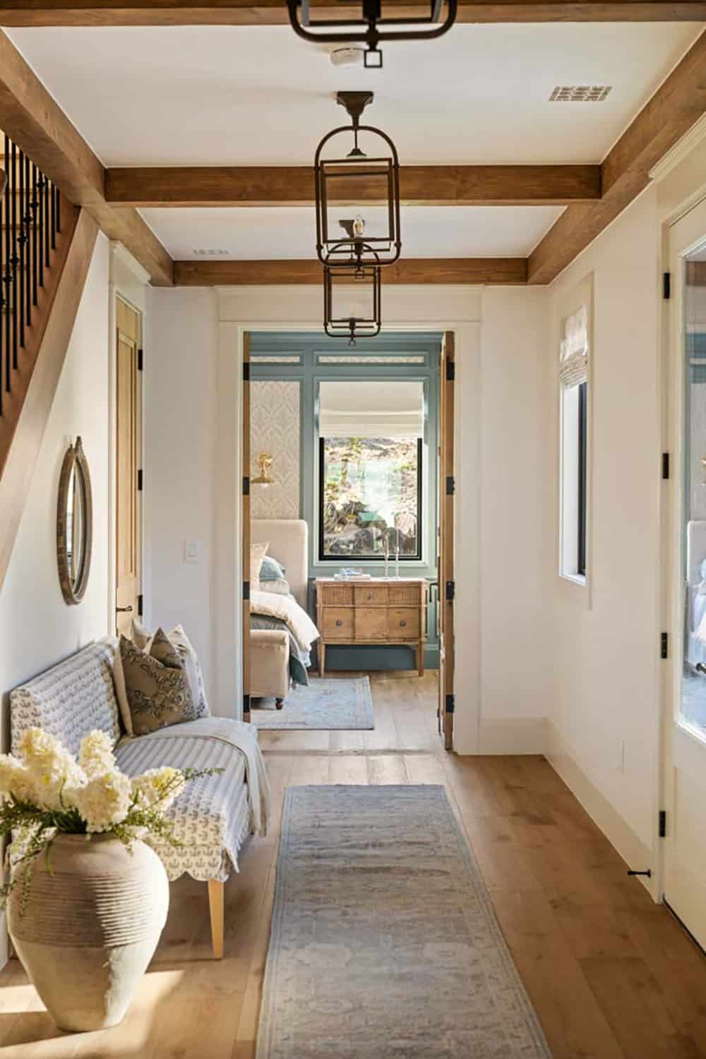 contemporary hallway