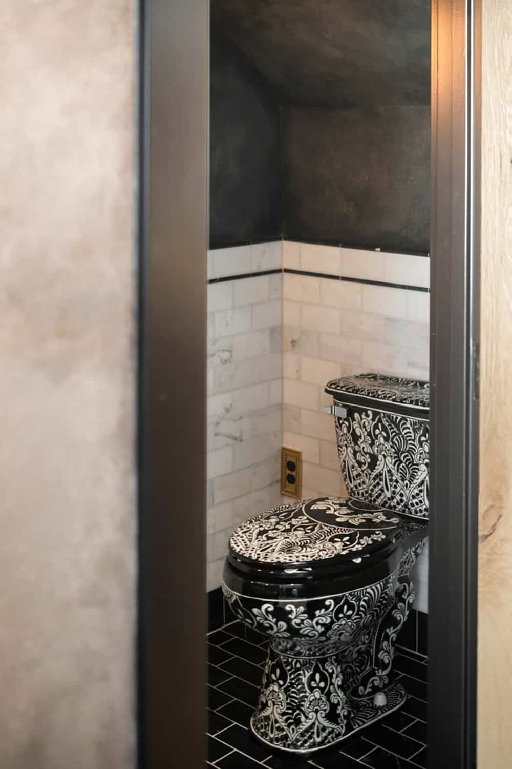 contemporary powder room