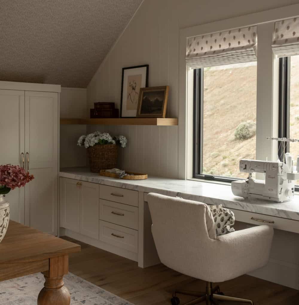 contemporary craft room