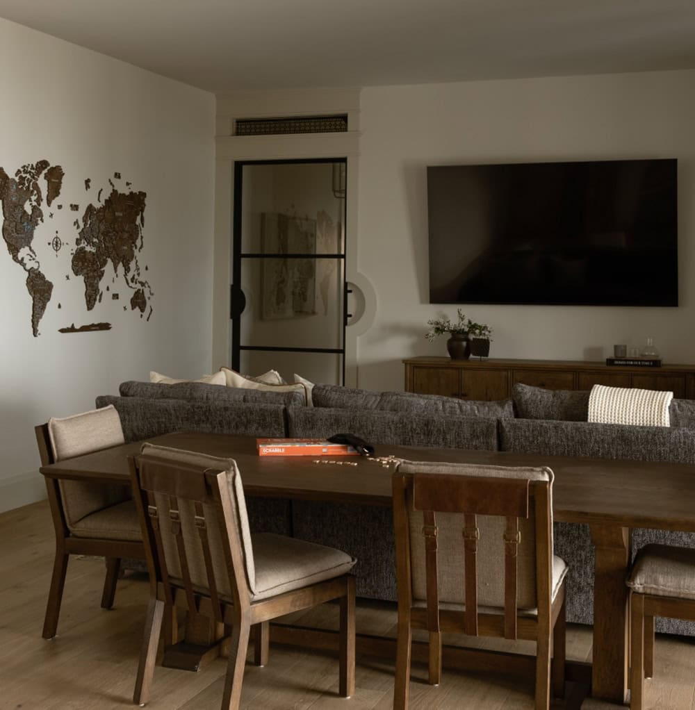 contemporary family room