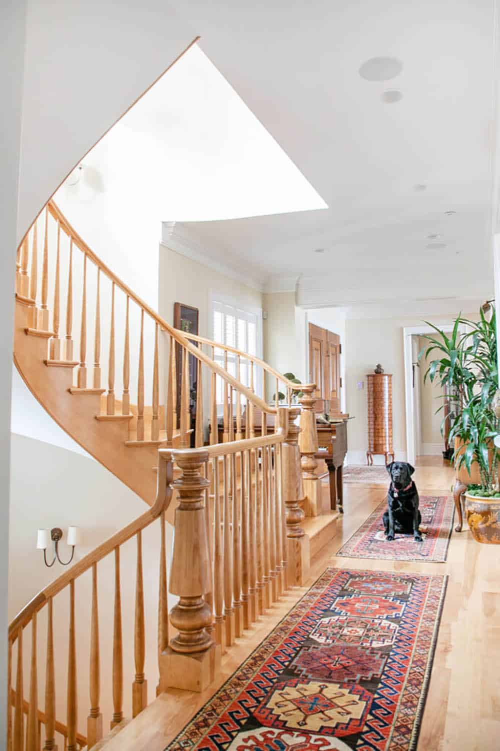 traditional style staircase