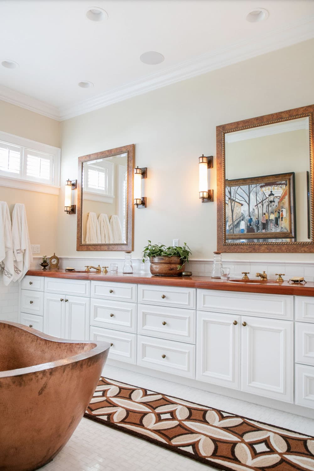 traditional style bathroom