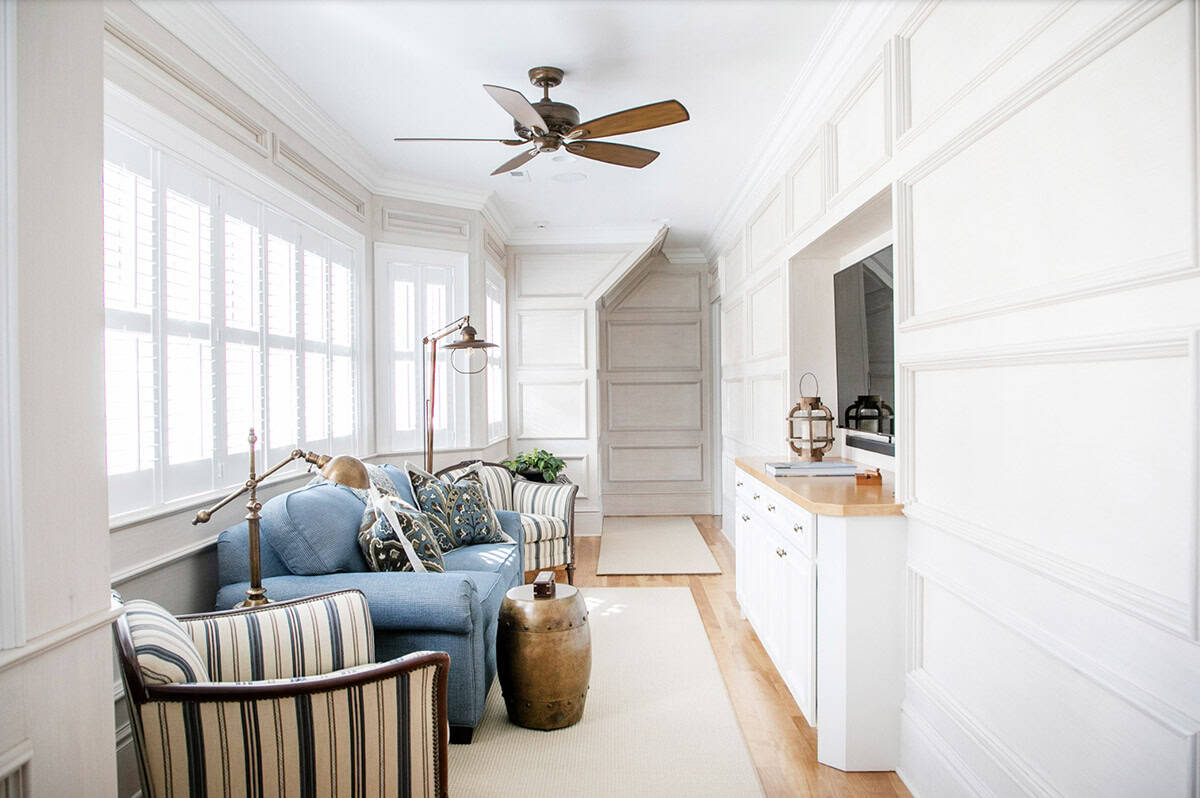 traditional style family room