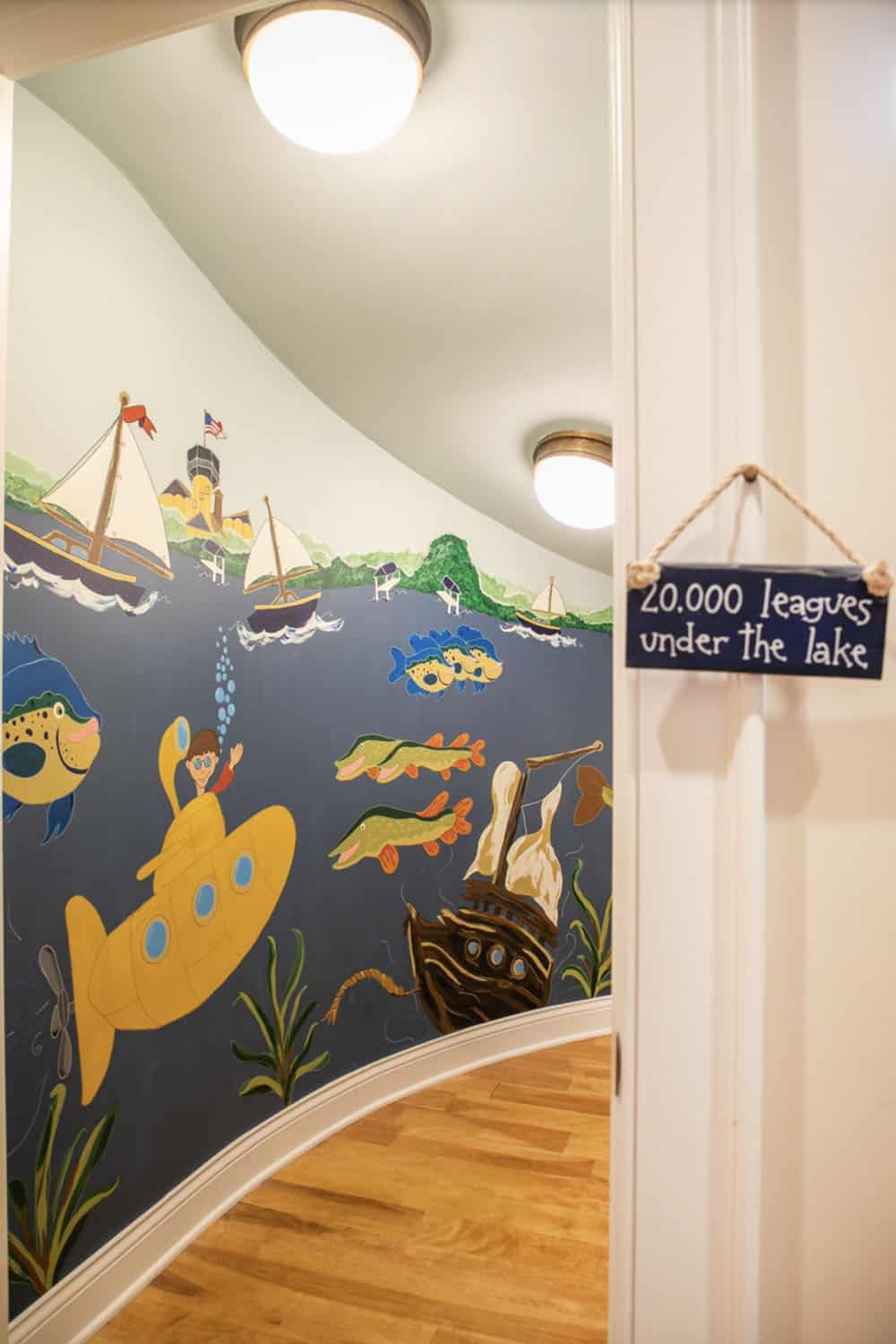 traditional style hallway