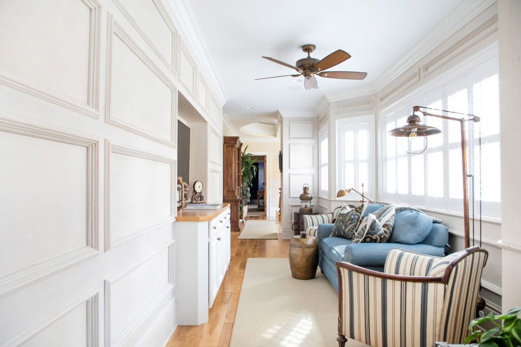 traditional style family room