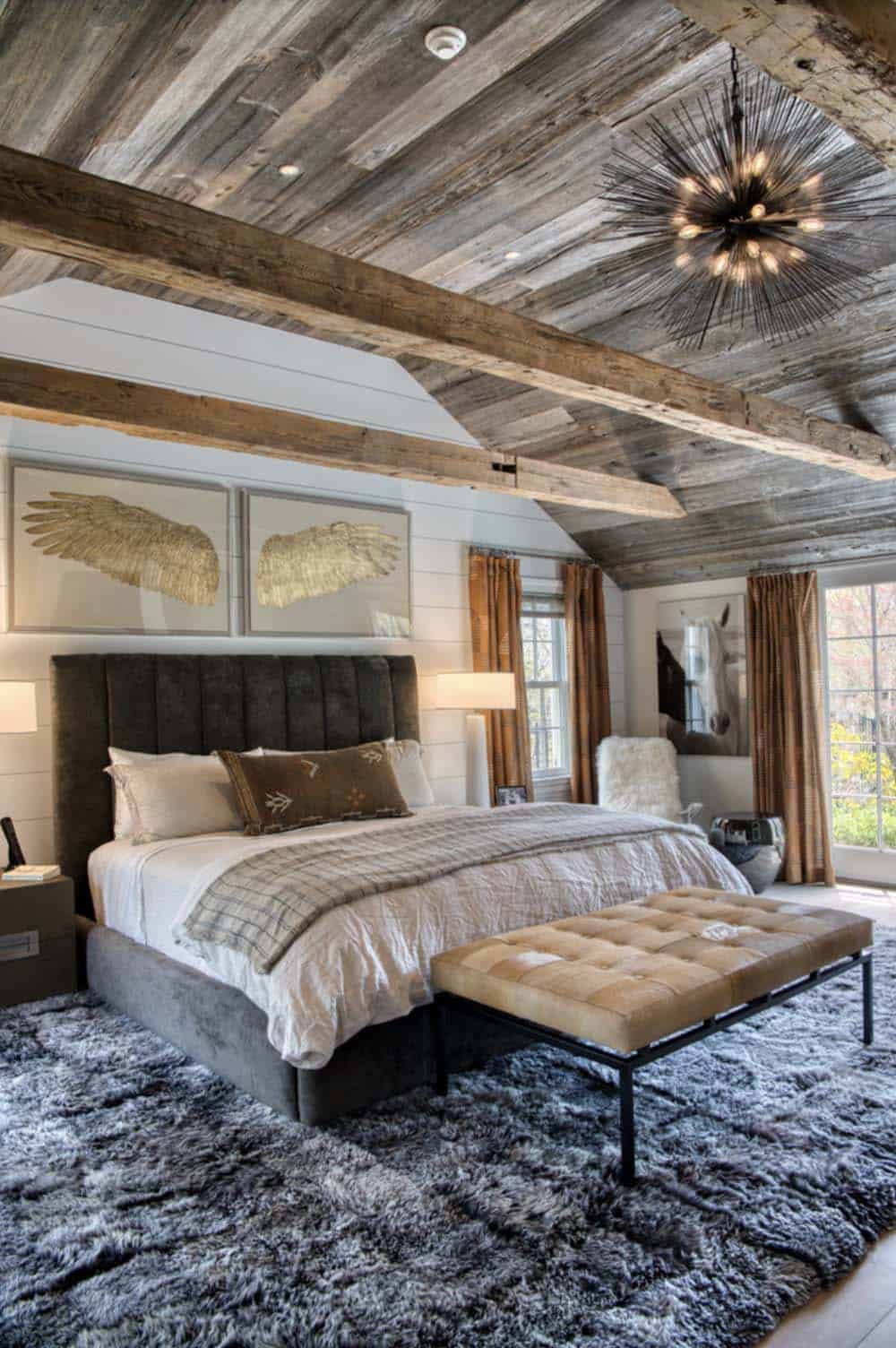 transitional style bedroom