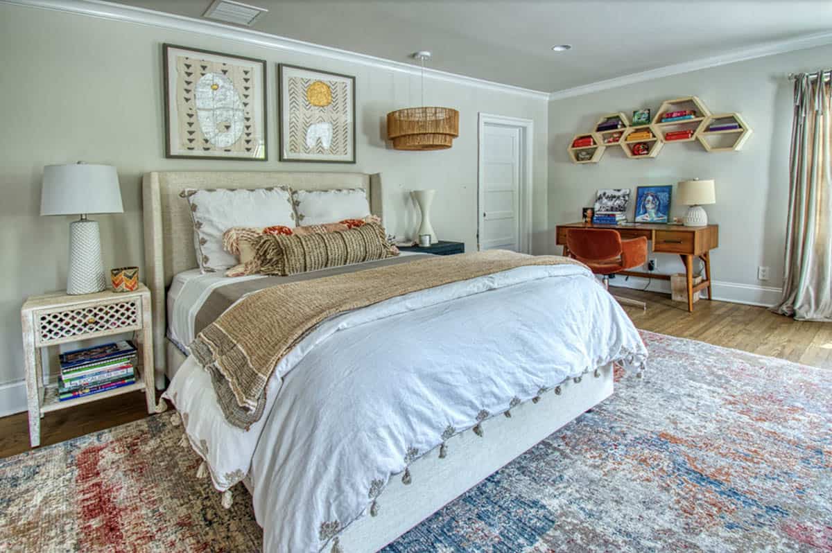 transitional style bedroom