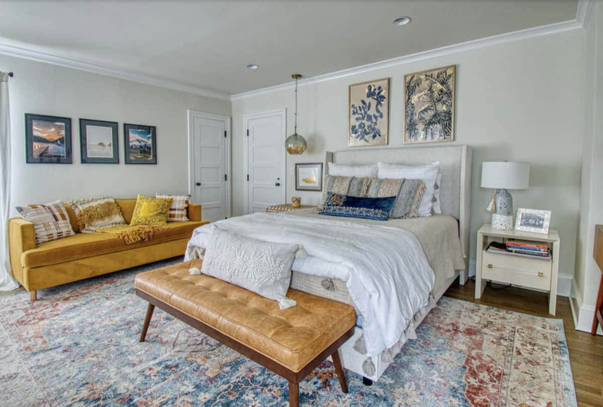 transitional style bedroom