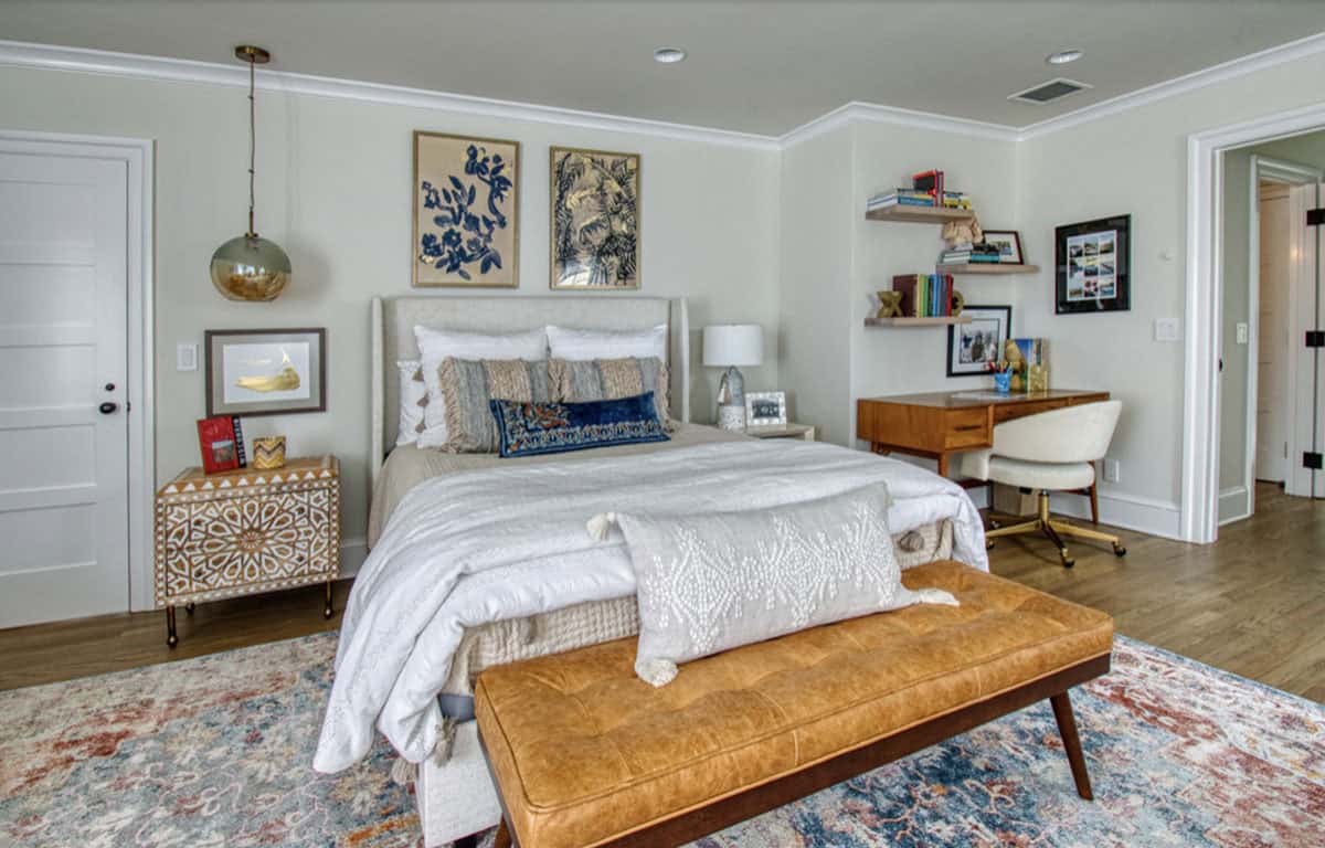 transitional style bedroom