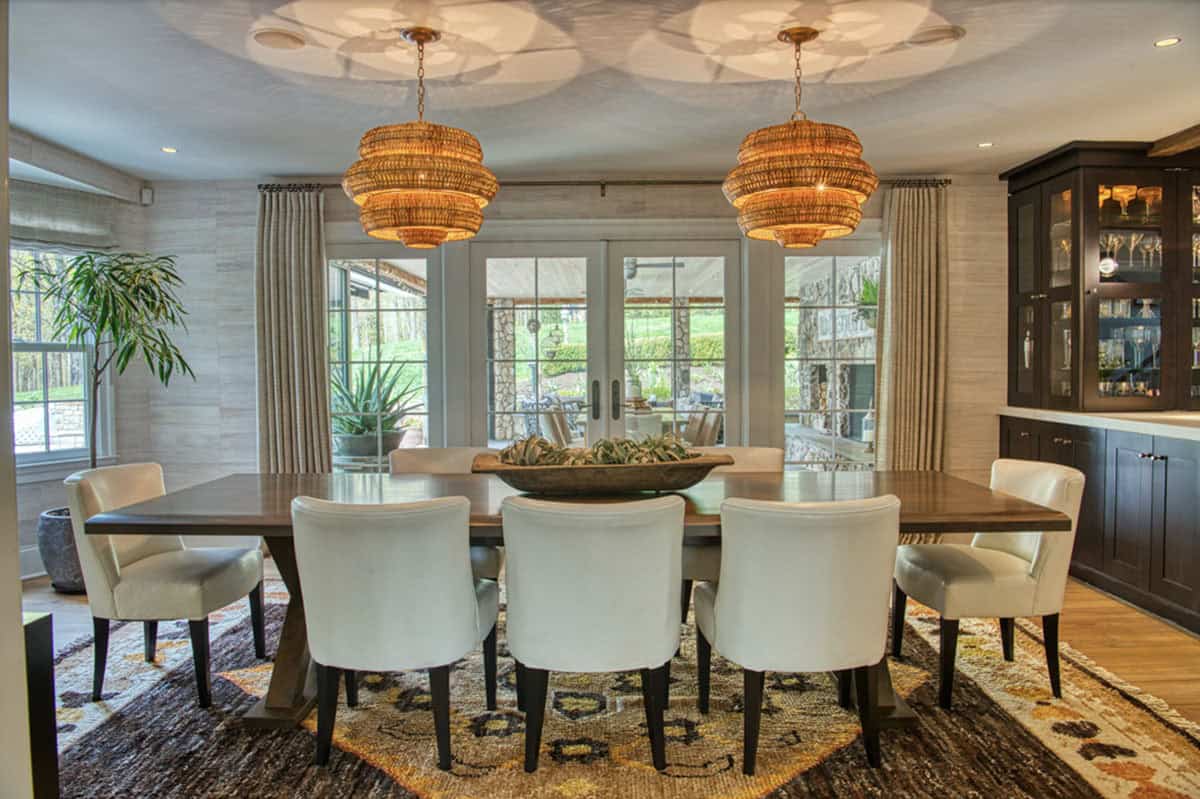 modern dining room
