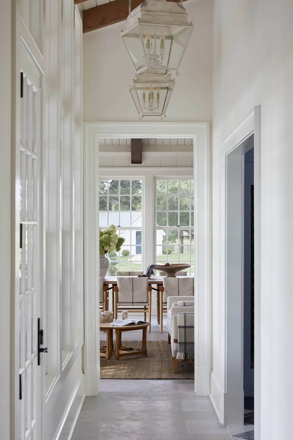 contemporary hallway