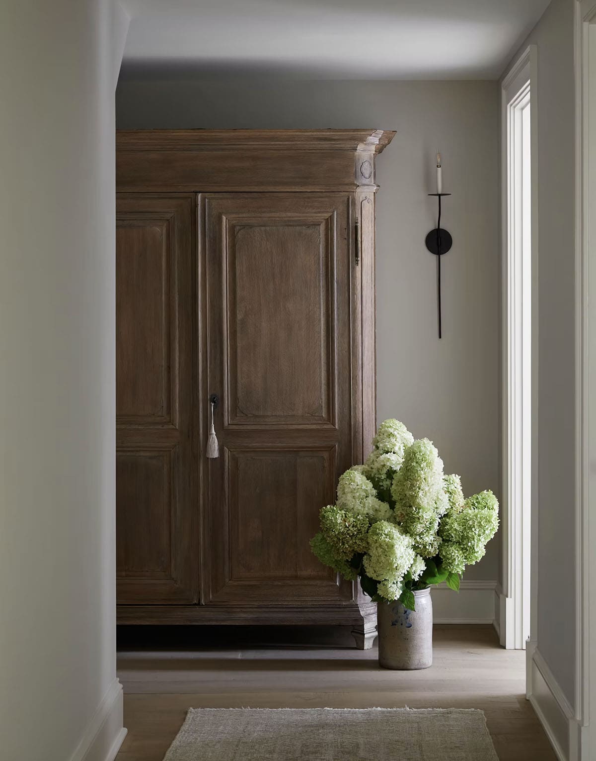 contemporary hallway