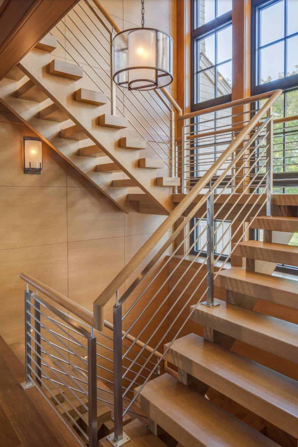 beach style staircase