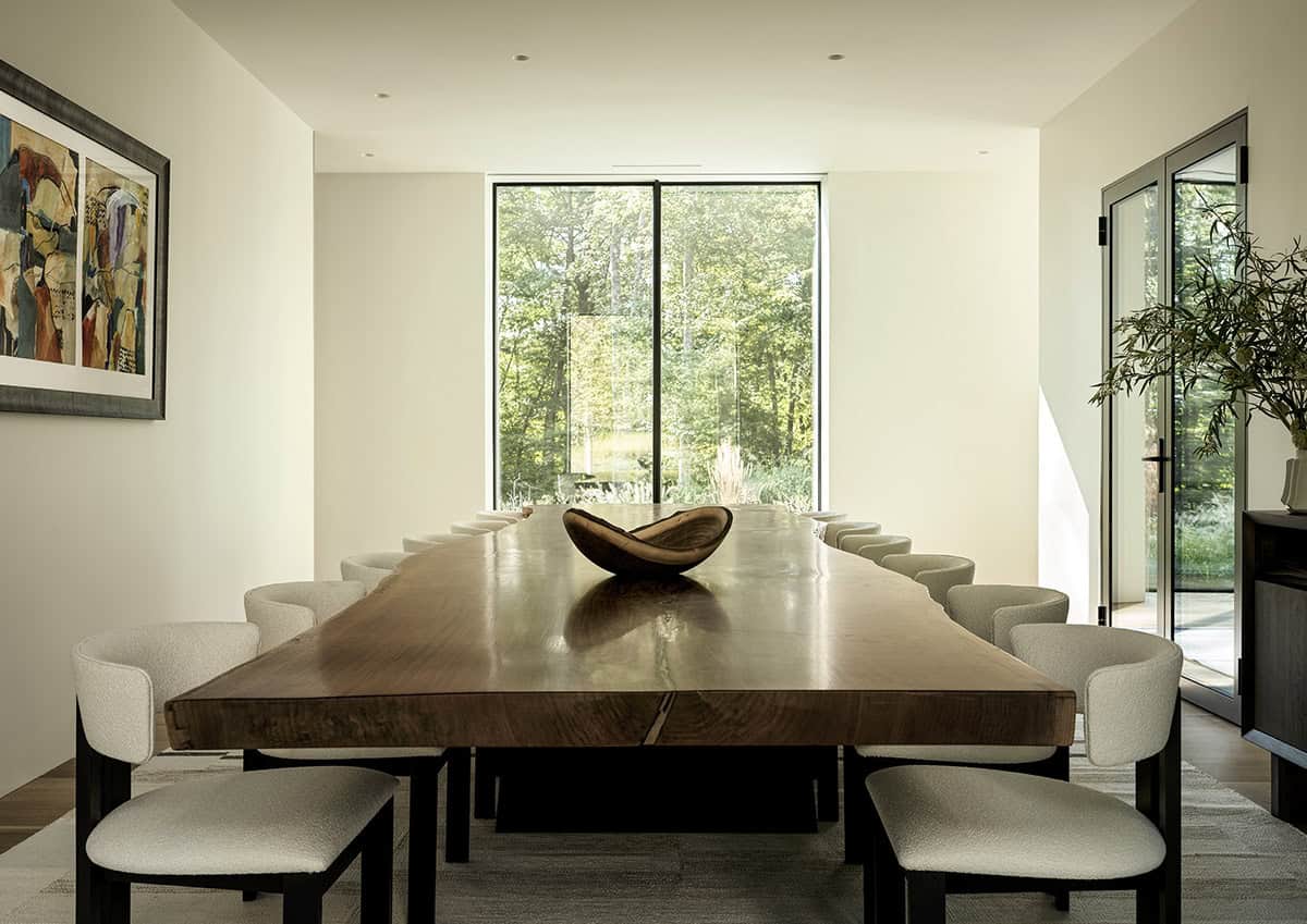 contemporary dining room