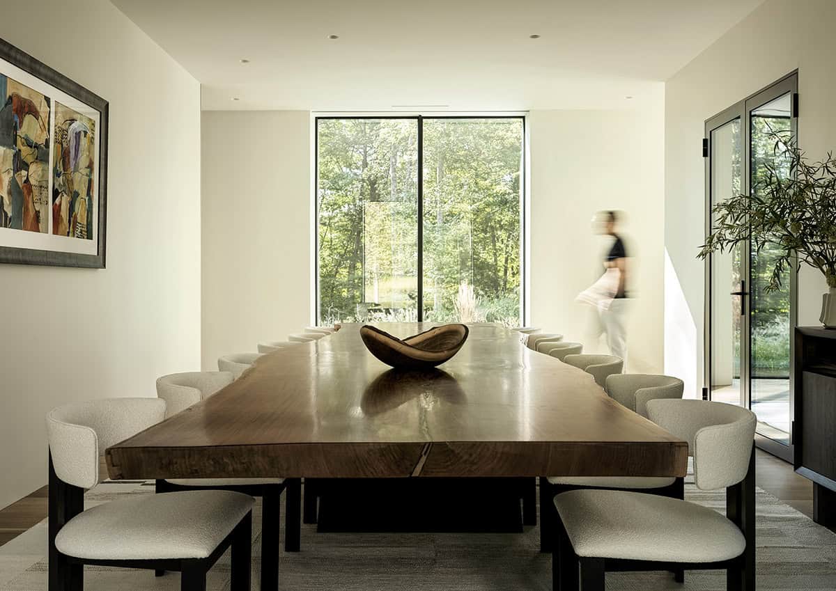 contemporary dining room