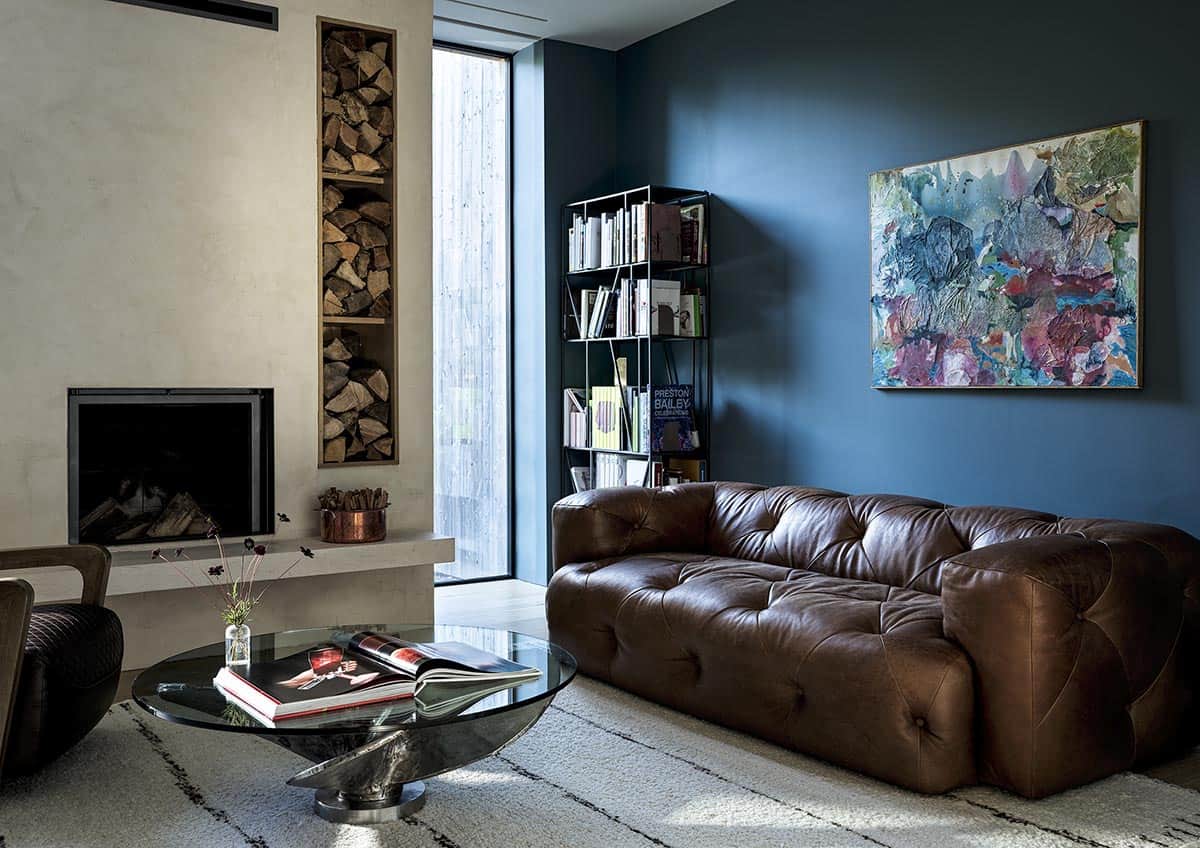 contemporary family room