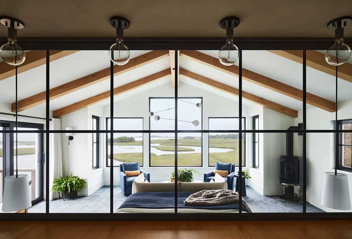 coastal modern farmhouse bedroom