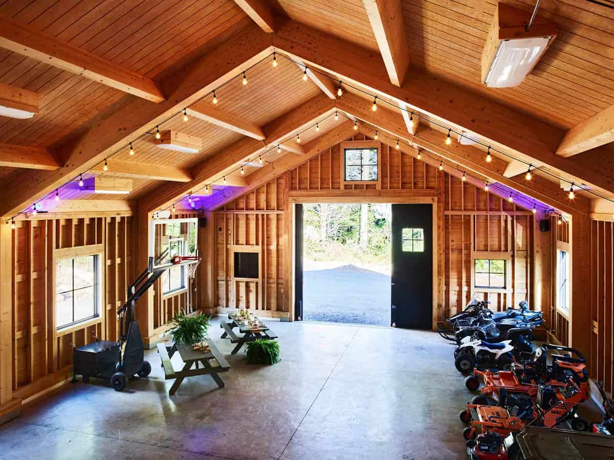coastal modern farmhouse garage
