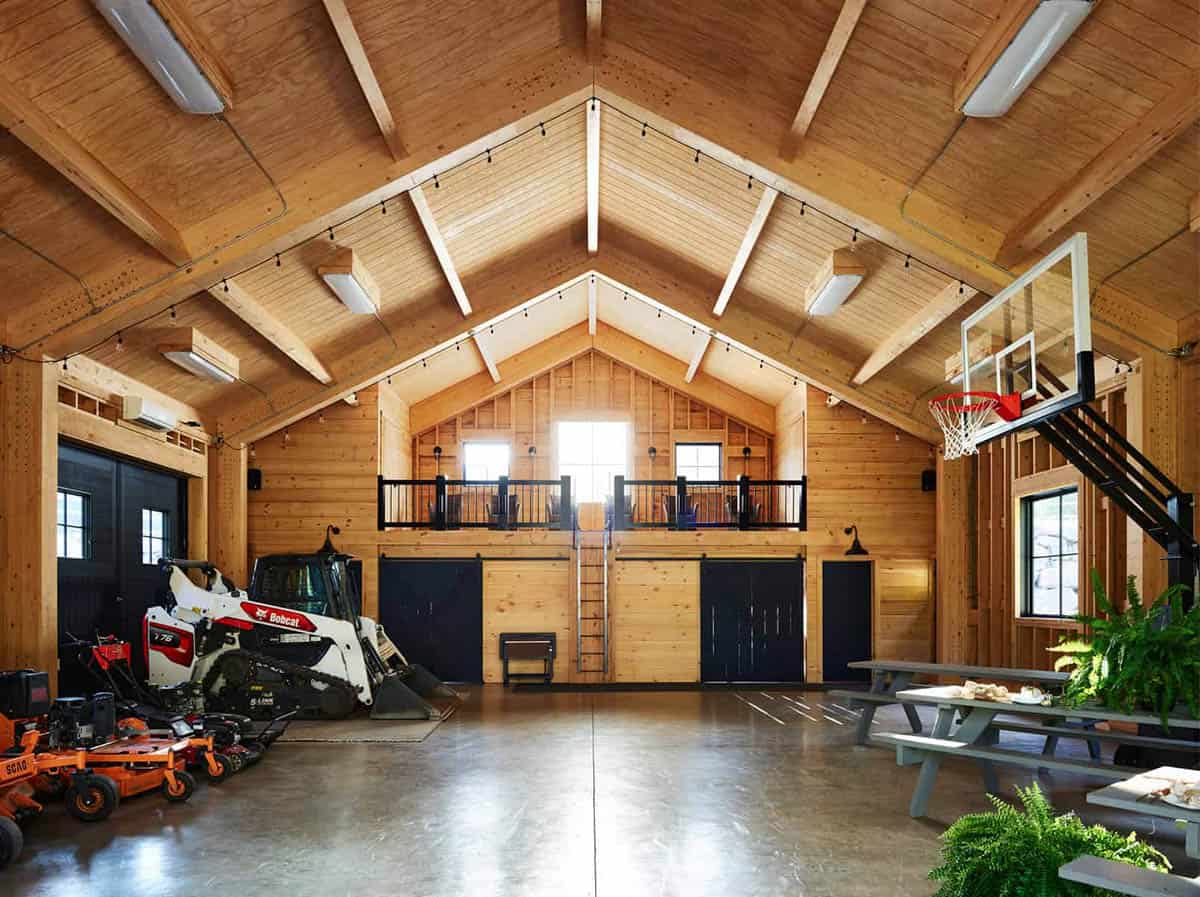 coastal modern farmhouse garage