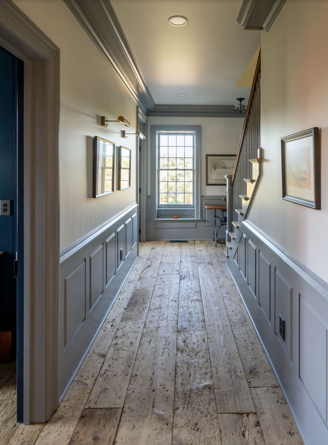 farmhouse style hallway