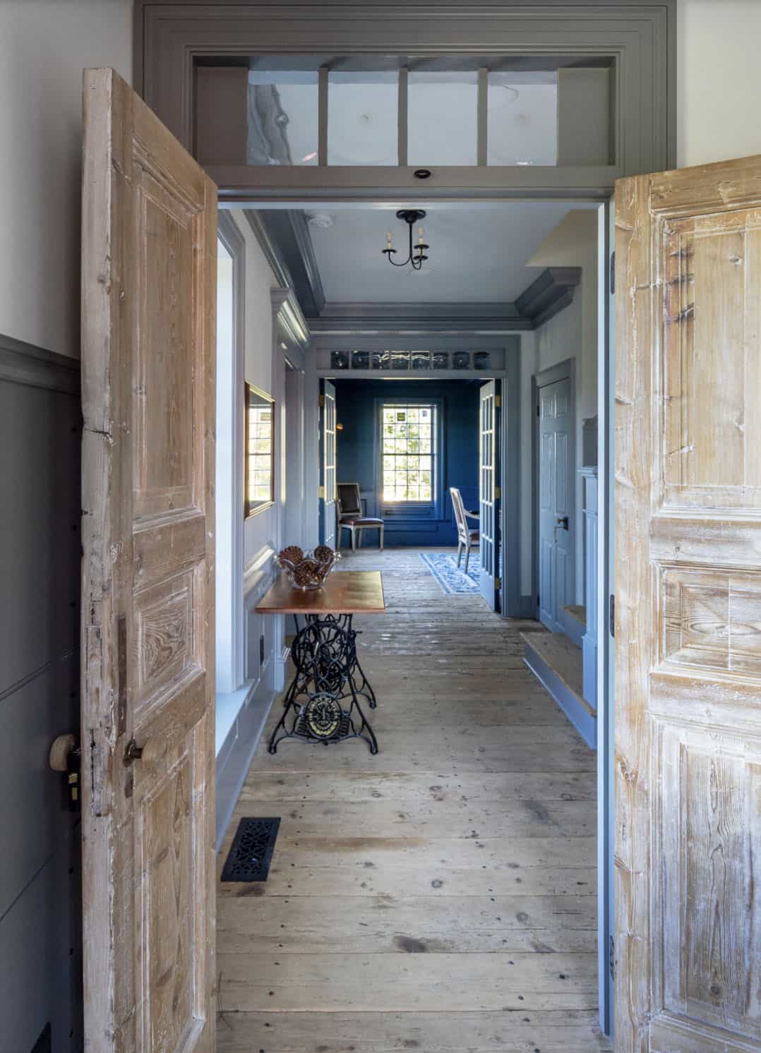 farmhouse style hallway