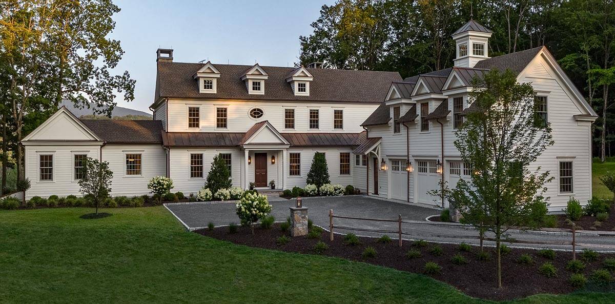 traditional style country house exterior