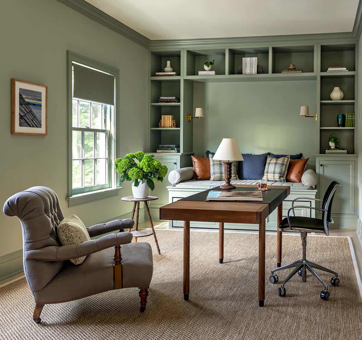 modern farmhouse style home office