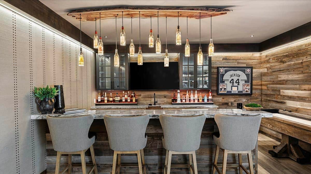Contemporary Home Bar