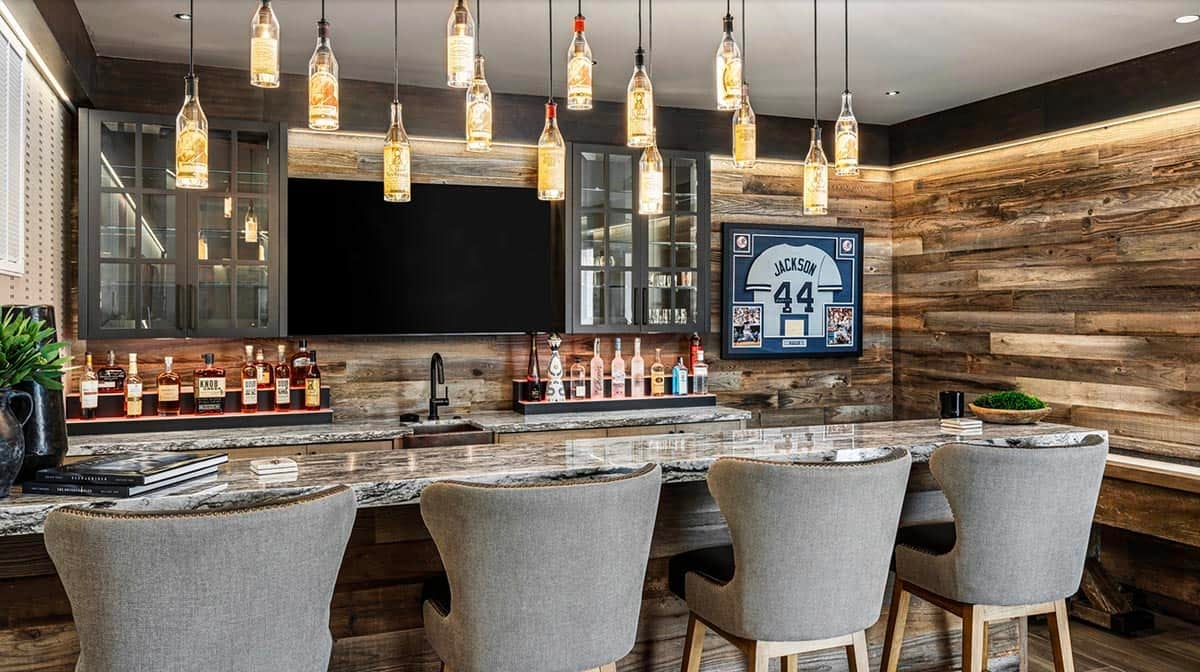Contemporary Home Bar