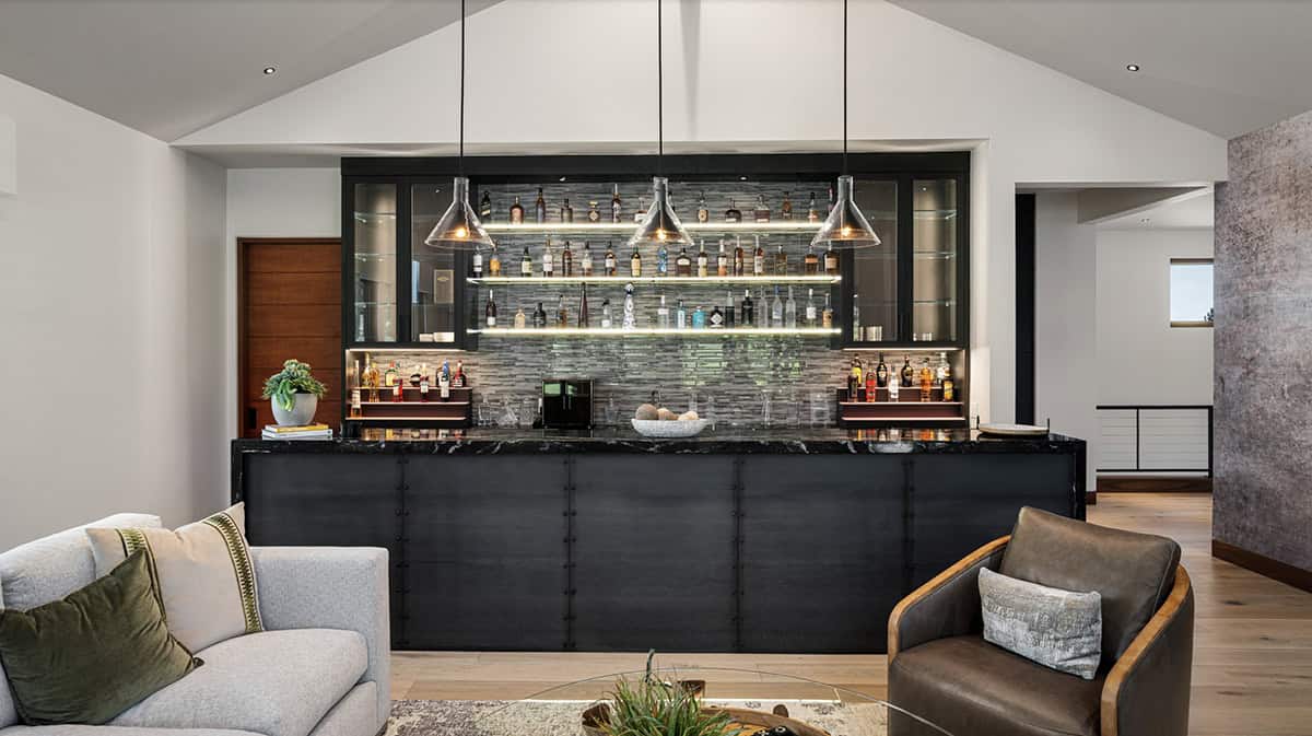 Contemporary Home Bar
