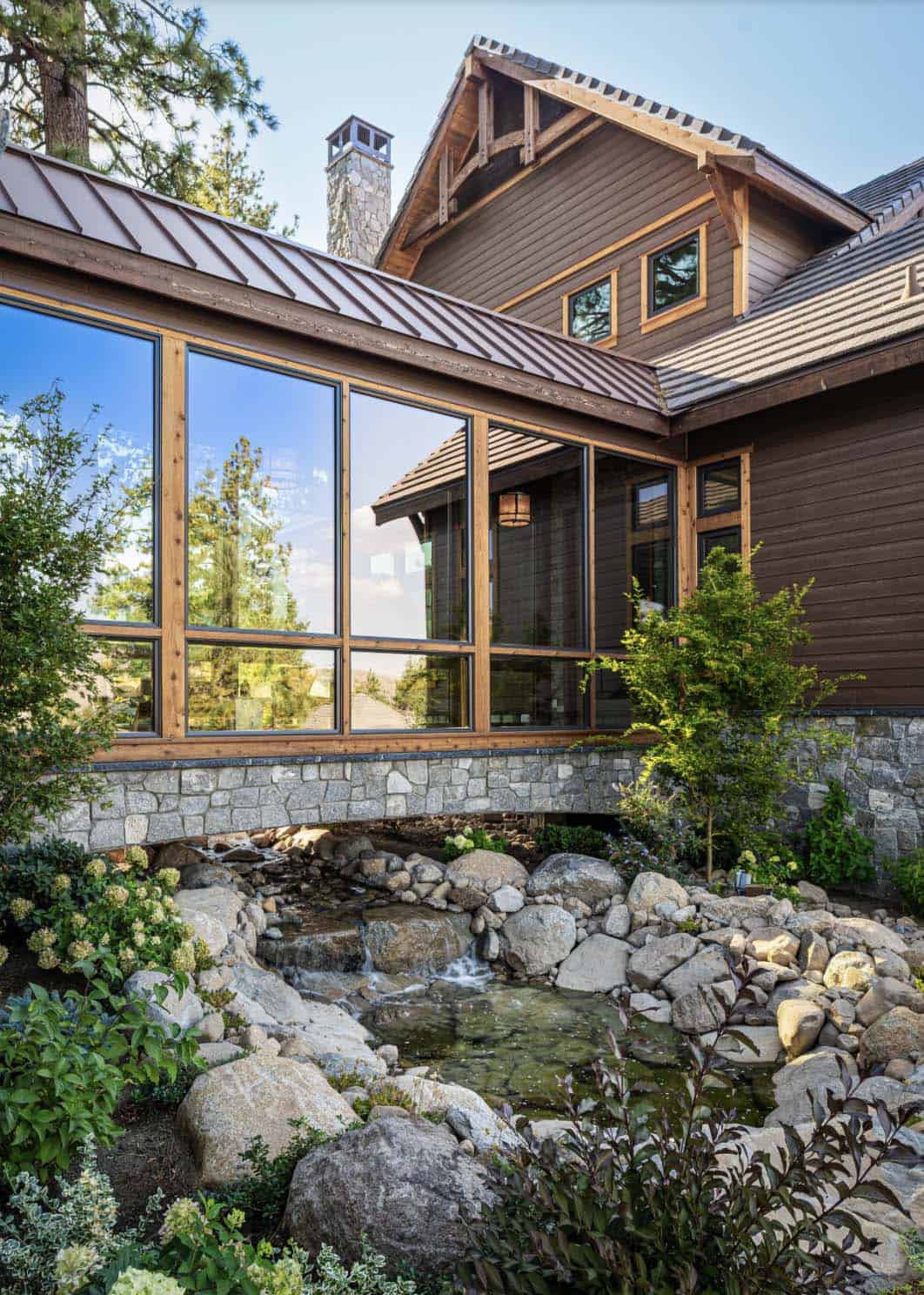 Contemporary Mountain Home Exterior