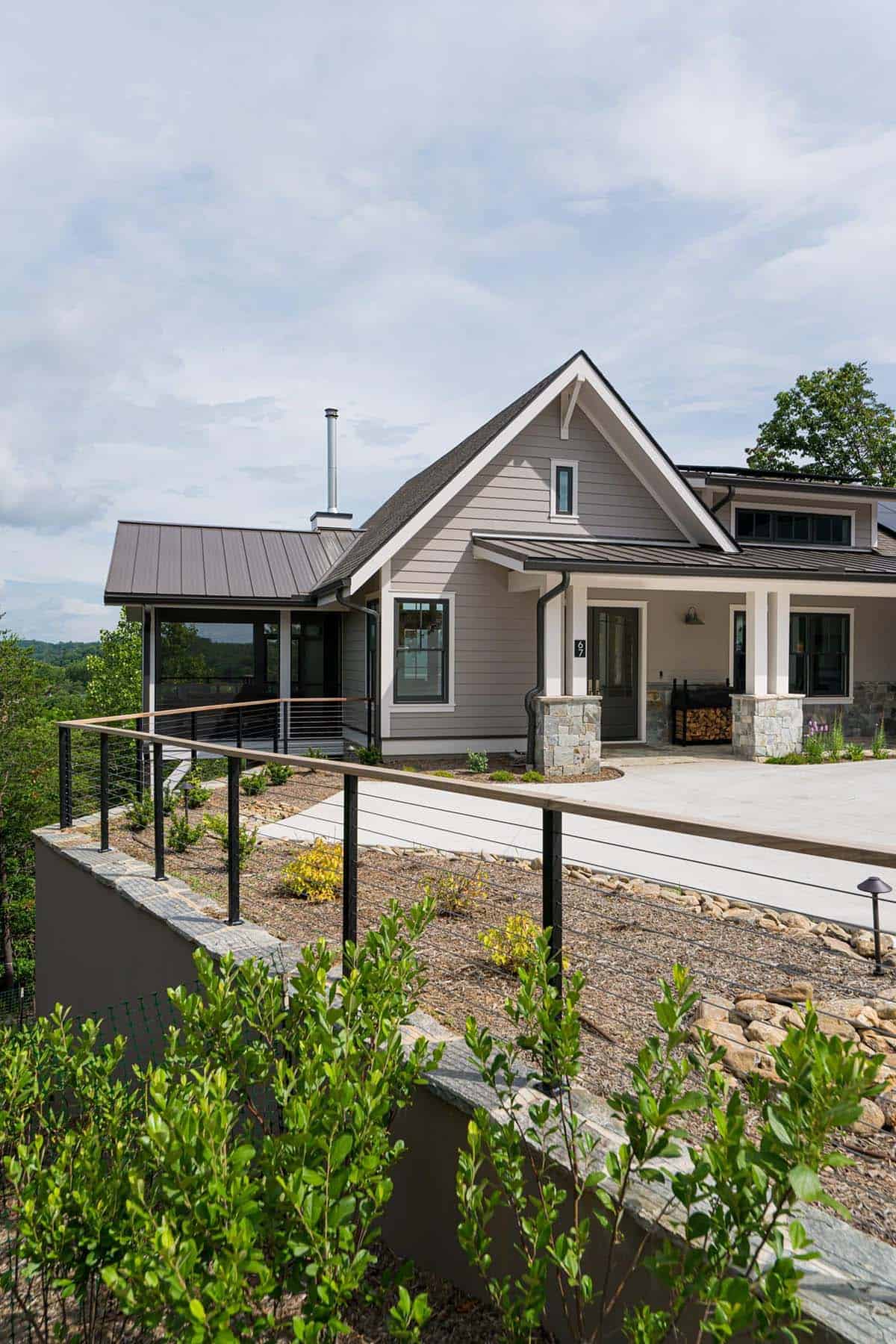 mountain modern home exterior