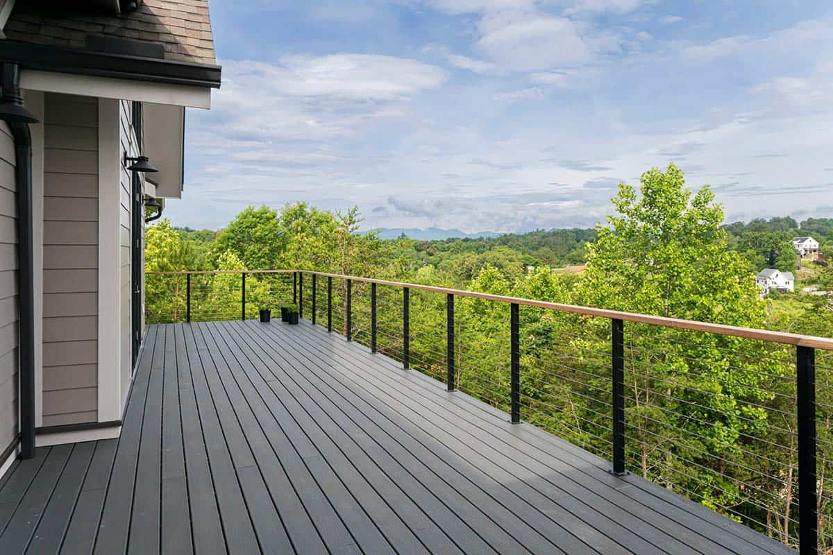 contemporary deck