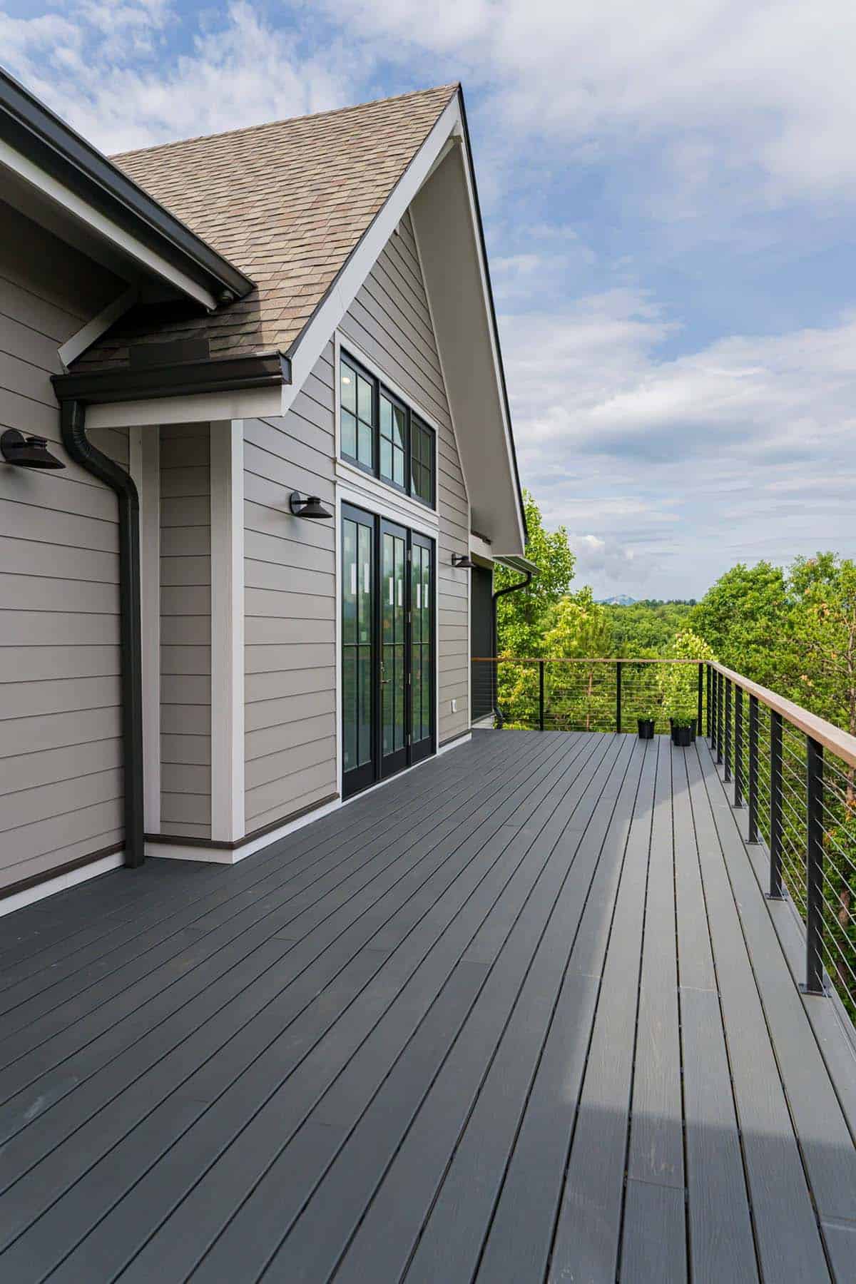 contemporary deck