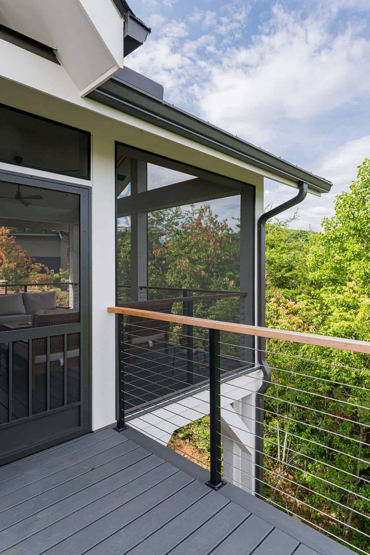 contemporary deck