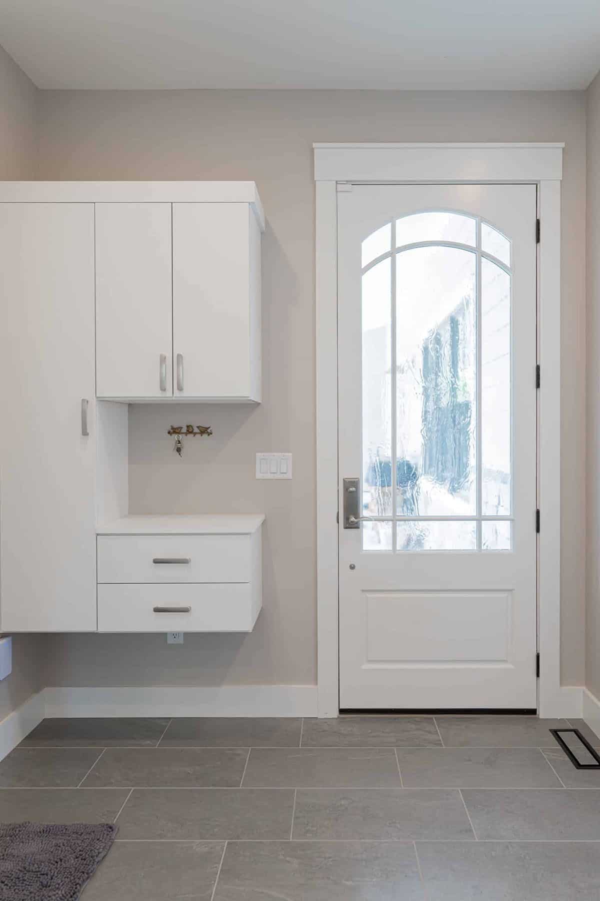 contemporary laundry room