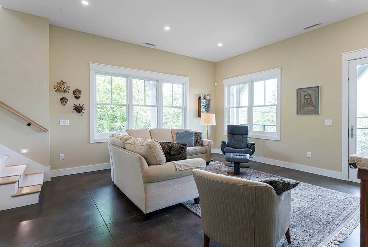 contemporary family room