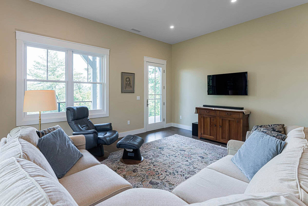 contemporary family room