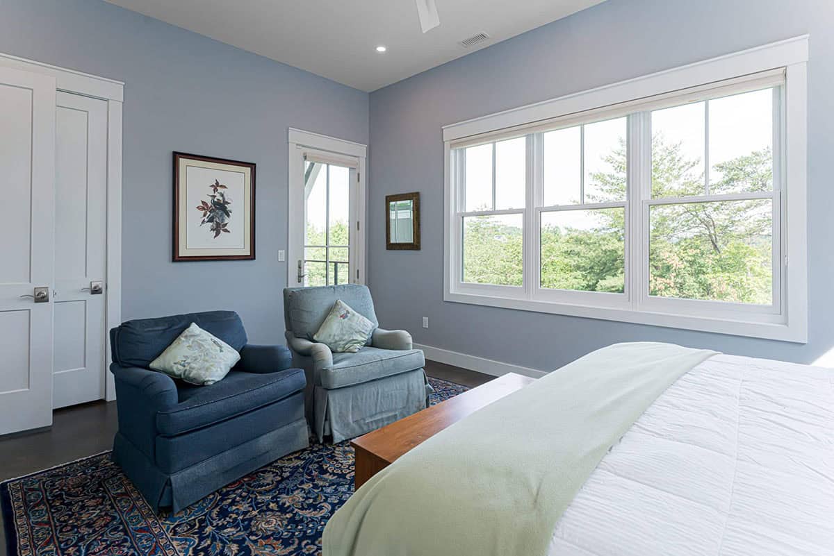 contemporary guest bedroom