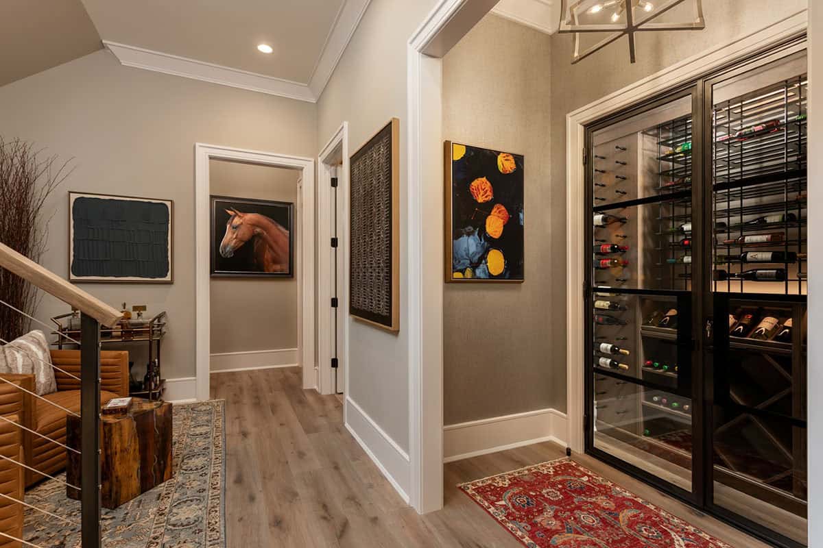 contemporary hallway