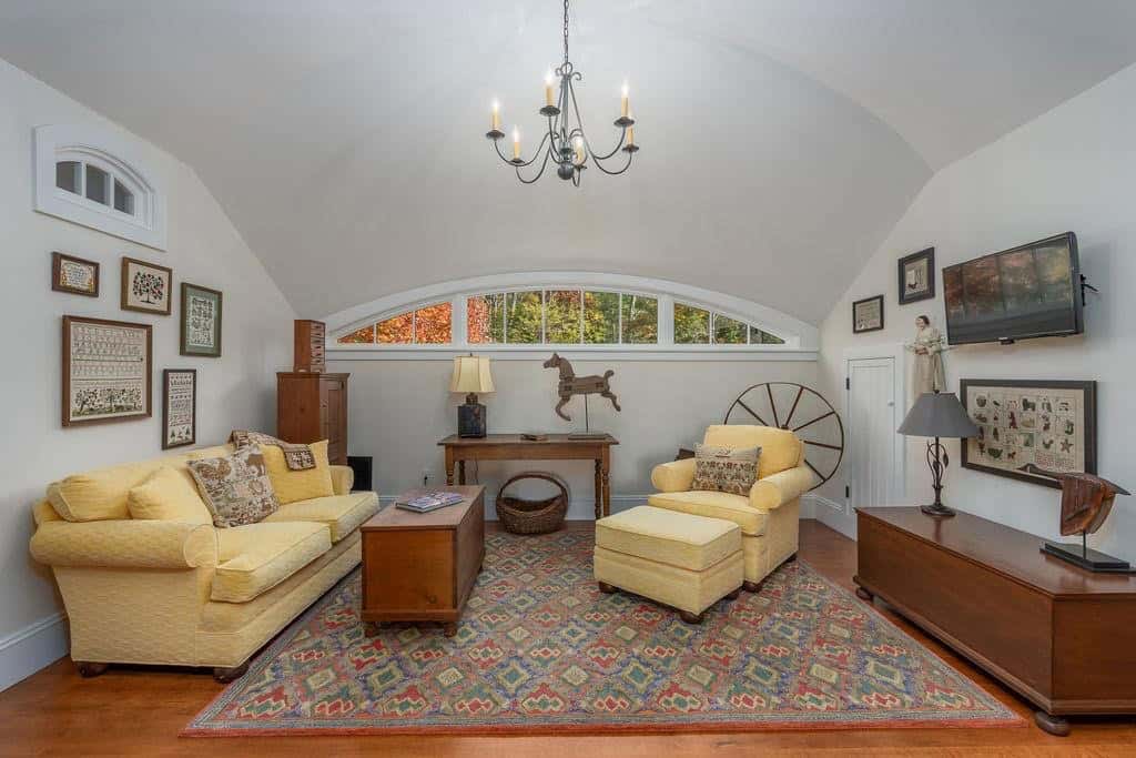traditional style family room