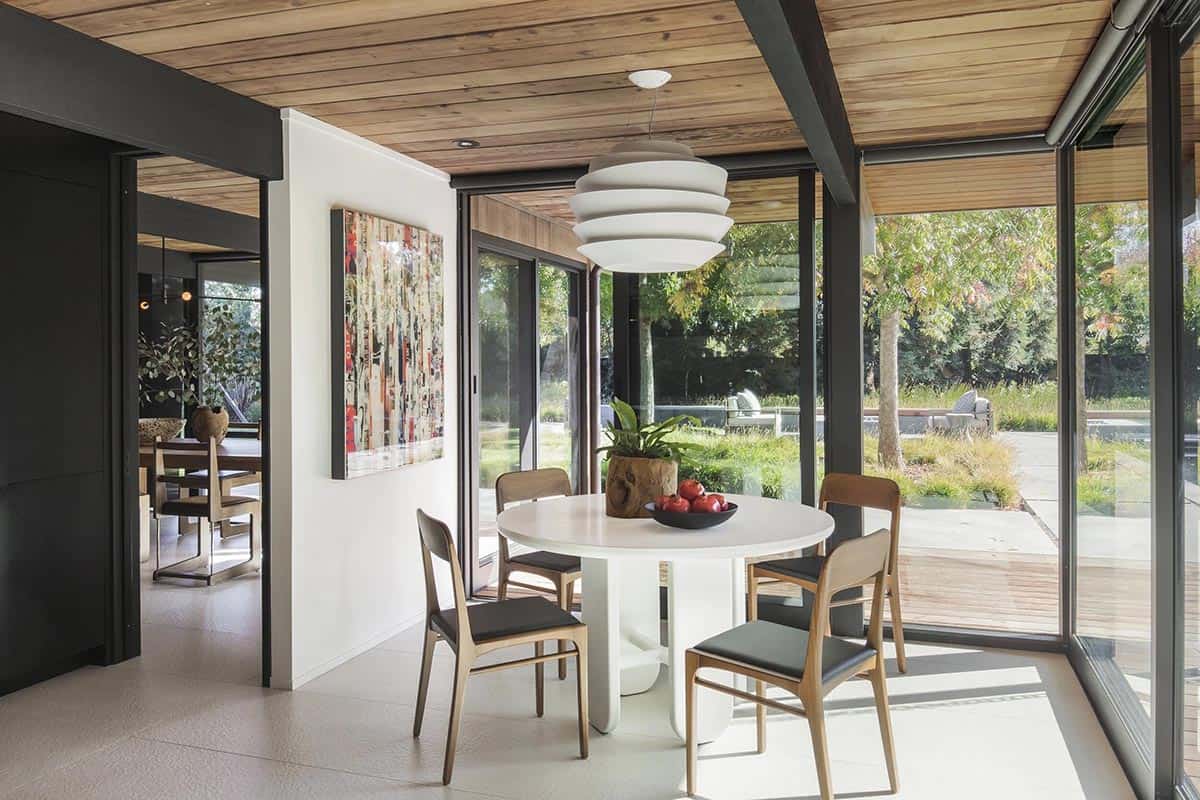 midcentury modern dining room