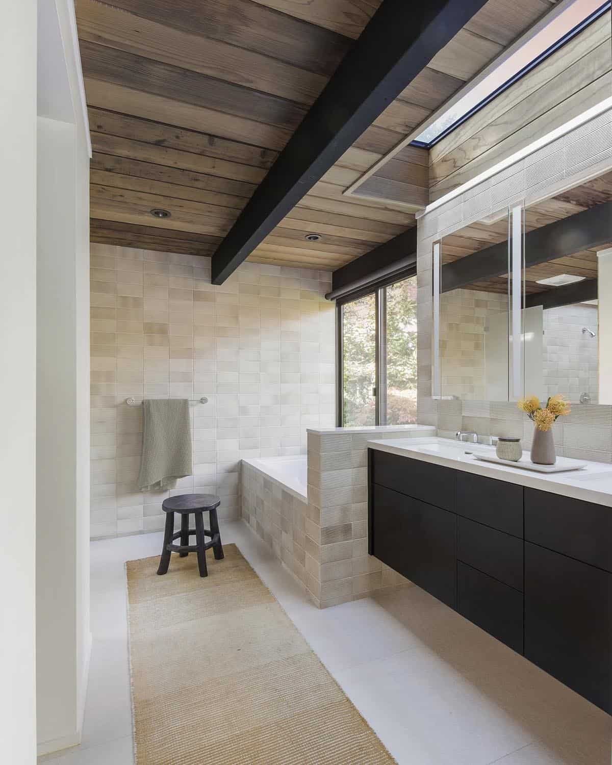 midcentury modern bathroom