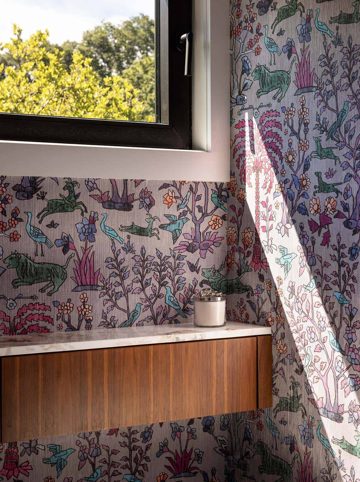 playful powder room