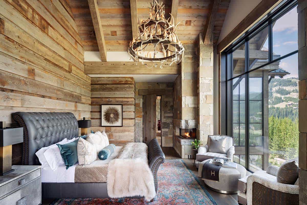 modern rustic bedroom