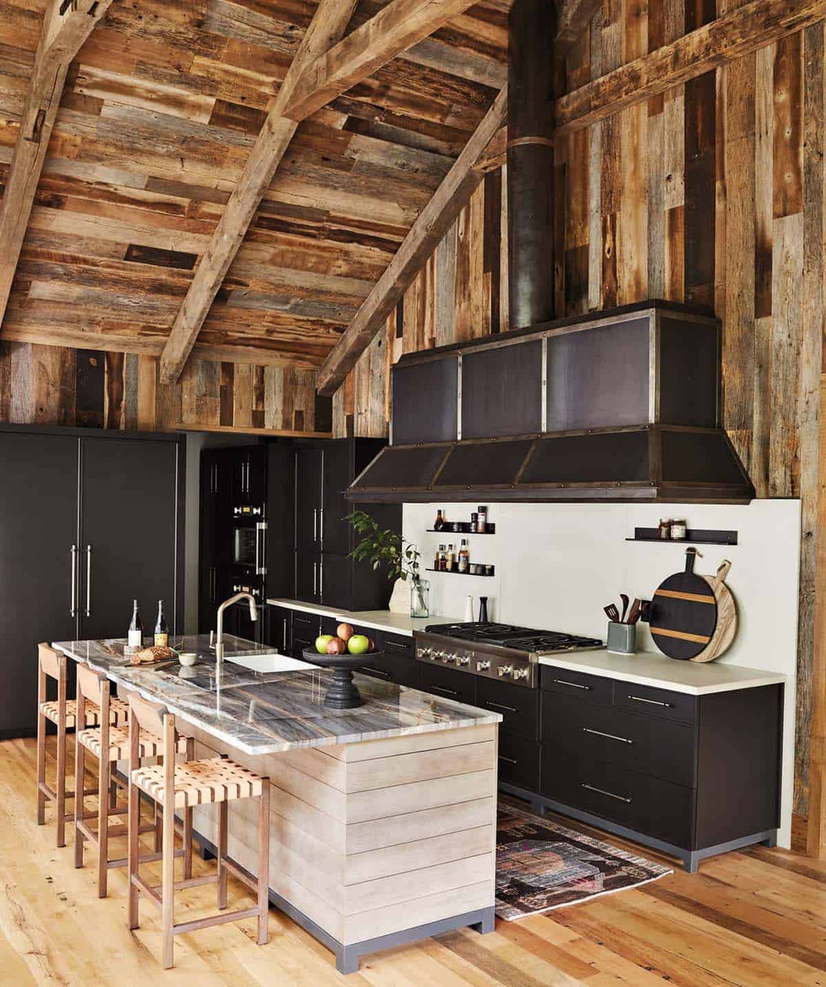 modern rustic kitchen