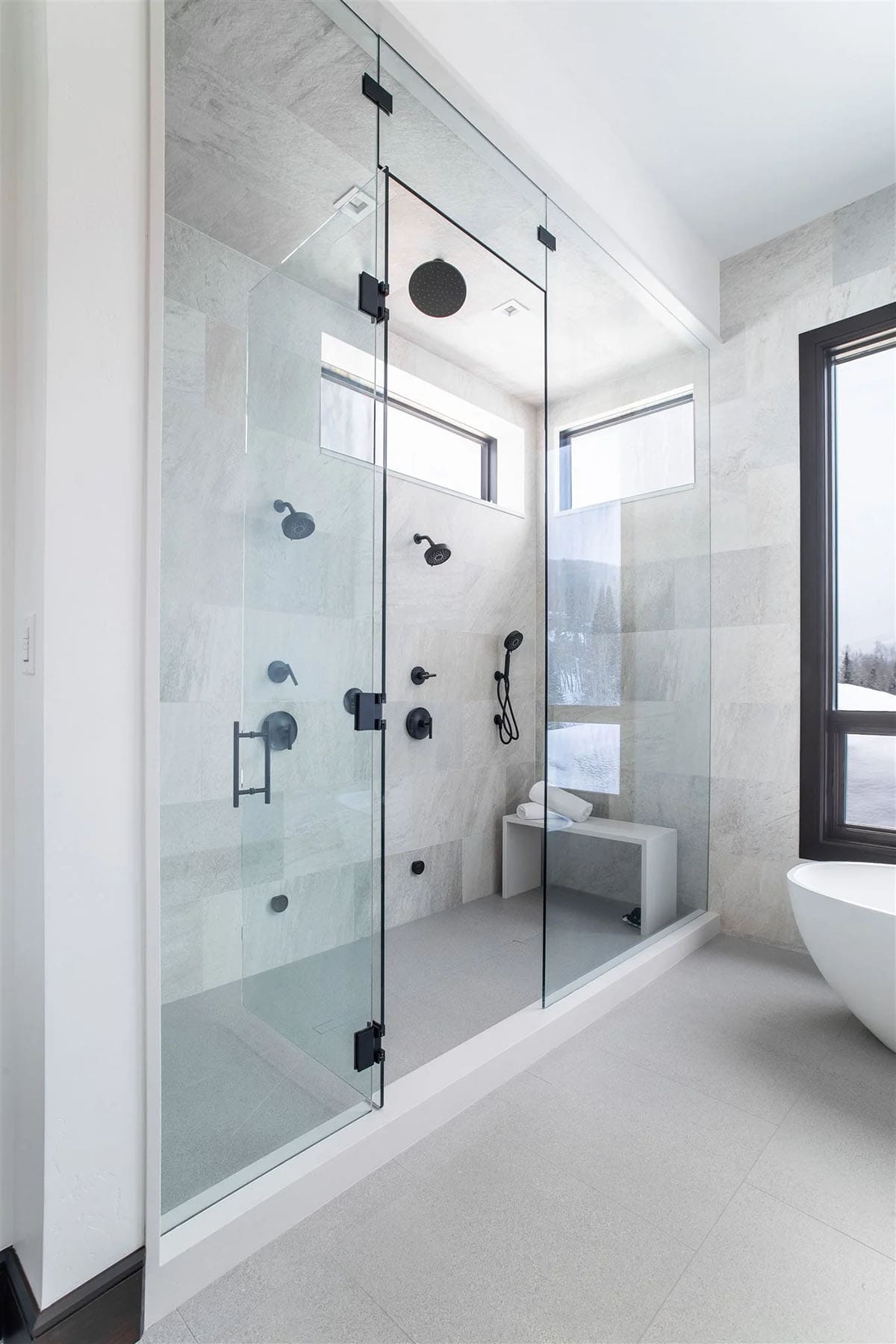 modern bathroom shower