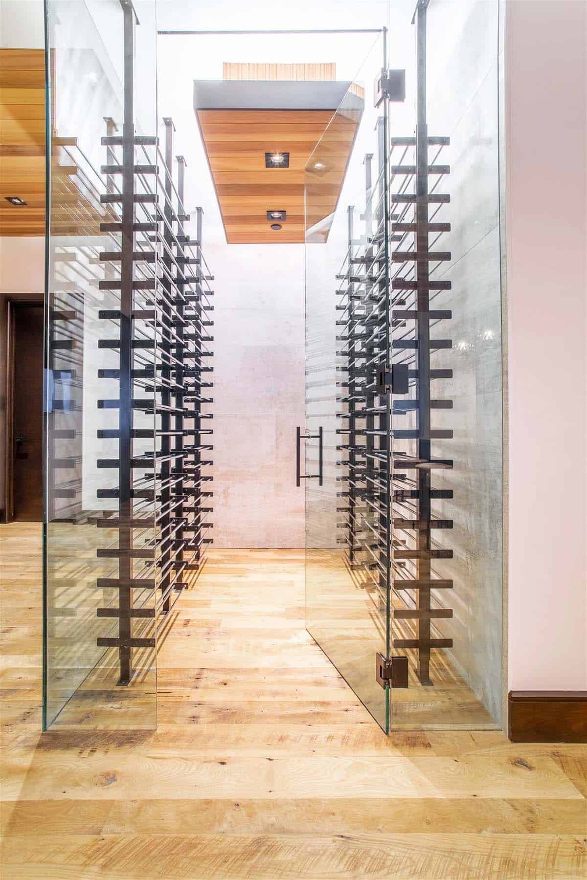 modern wine cellar